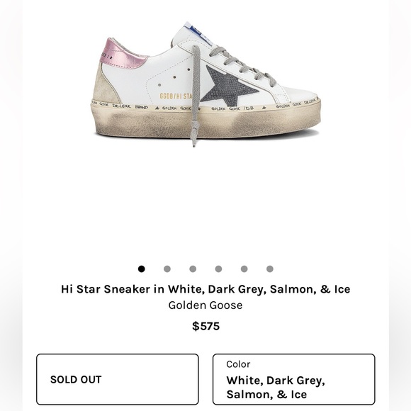 EUC Golden Goose Hi Star - Picture 10 of 11